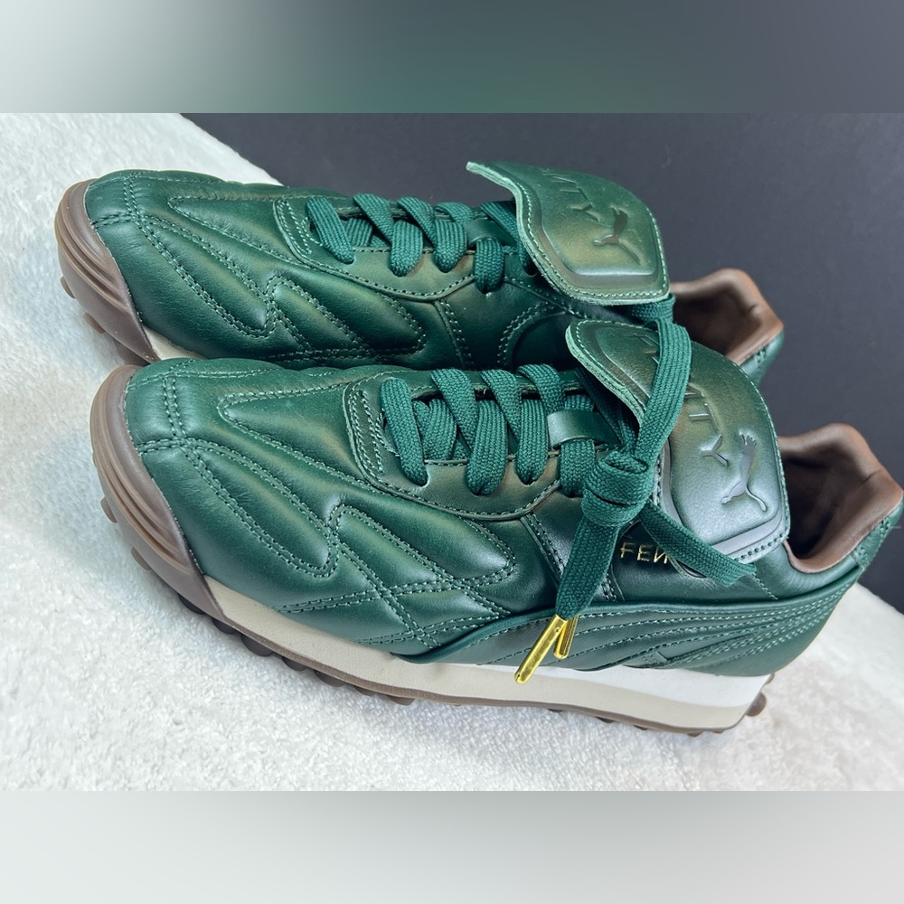 🆕 Puma x Fenty - Avanti L Dark Myrtle Low Top Sneakers Size:7 Women’s - NO BOX - Picture 9 of 17
